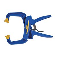 IRWIN 59400CD Handi-Clamp, 75 lb Clamping, 4 in Max Opening Size, 3 in D Throat, Resin Body 10 Pack 