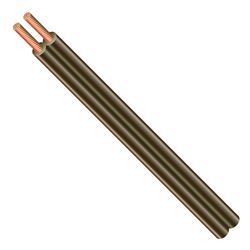 CCI 601266607 Lamp Cord, 2 -Conductor, Copper Conductor, PVC Insulation, 13 A, 300 V 