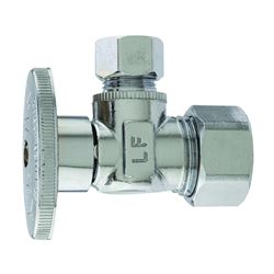 Plumb Pak PP2659PCLF Shut-Off Valve, 5/8 x 3/8 in Connection, Compression, Brass Body 