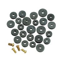 Plumb Pak PP805-20 Faucet Washer Assortment, Rubber, For: Sink and Faucets 