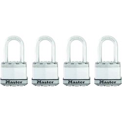 Master Lock Magnum Series M1XQLF Padlock, Keyed Alike Key, 5/16 in Dia Shackle, 1-1/2 in H Shackle, Stainless Steel Body 