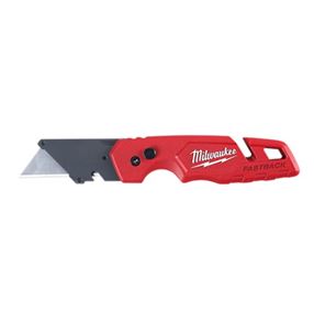 Milwaukee FASTBACK Series 48-22-1502 Utility Knife with Blade Storage, 1.27 in L Blade, 0.02 in W Blade, 5-Blade
