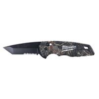 Milwaukee FASTBACK Series 48-22-1535 Spring Assisted Utility Knife, 2.92 in L Blade, 0.04 in W Blade, 1-Blade 