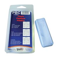 Dico 7100950 Buffing Compound, 1/2 in Thick, Plastic, Blue 