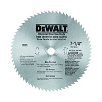 DeWALT DW3329 Saw Blade, 7-1/4 in Dia, 5/8 in Arbor, 68-Teeth, Steel Cutting Edge