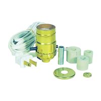 Westinghouse 7002500 Lamp Kit, Plug-In, Sockets, Metal, Brass, For: Standard Base 150 W Bulb