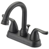Boston Harbor TQ-5111080RW Lavatory Faucet, 1.2 gpm, 2-Faucet Handle, 3-Faucet Hole, Metal/Plastic, Venetian Bronze 