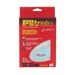 Filtrete 9808DC-6 Air Conditioner Filter, 24 in L, 15 in W, Electrostatically Charged Fiber Filter Media 12 Pack 