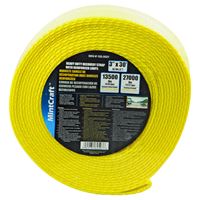 ProSource FH64064 Recovery Strap, 27,000 lb, 3 in W, 30 ft L, Polyester, Yellow