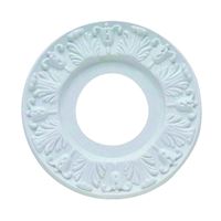 Westinghouse 7702700 Ceiling Medallion, 10 in Dia, Plastic, Traditional White, For: Ceiling Fans 