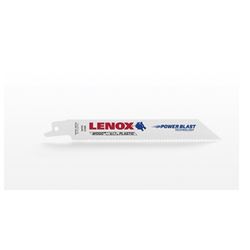 Lenox 22761OSB610R Reciprocating Saw Blade, 3/4 in W, 6 in L, 10 TPI, HSS Cutting Edge 