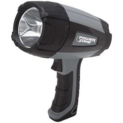 PowerZone 18102203 Handheld Spot Light, 1.5 (For Batteries) V, 1-Lamp, 100 Lumens, ABS Fixture, Black & Gray Fixture 