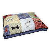 Aspenpet 27776 Pillow Pet Bed, 27 in L, 36 in W, Quilted Pattern, High-Loft Polyester Fiber/Dried Cedar Fill