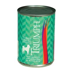 Triumph 6600201 Dog Food, Turkey Flavor, 14 oz Can 
