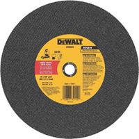 DeWALT DW8005 Cutting Wheel, 10 in Dia, 7/64 in Thick, 5/8 in Arbor, 24 Grit, Very Coarse, Aluminum Oxide Abrasive
