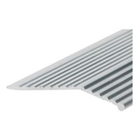 Frost King H591FS/3 Carpet Bar, 3 ft L, 1-3/8 in W, Fluted Surface, Aluminum, Silver, Satin 