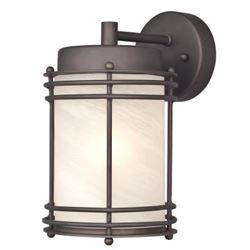 Westinghouse 6230700 Parksville Wall Lantern, 120 V, 100 W, Incandescent, LED Lamp, Steel Fixture 