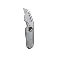 IRWIN 1774103 Blade Knife, 2-1/2 in L Blade, 3-1/2 in W Blade, Carbon Steel Blade, Ergonomic Handle, Silver Handle 