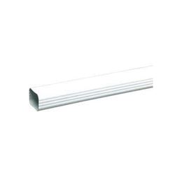 Amerimax M0593 Roofing Gutter, 10 ft L, 3 in W, Vinyl, Traditional White, Pack of 6 