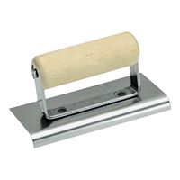 Marshalltown CE505S Hand Edger, 6 in L Blade, 3-1/2 in W Blade, Stainless Steel Blade, 1/2 in Lip, 3/8 in Lip Radius 