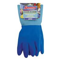 Spontex 74043 Protective Gloves, XL, Latex, Blue 