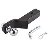 Vulcan HBB03 Hitch Kit, Steel, Silver/Black, Chrome/Powder Coated/Zinc Plated, For: Trailer Towing, 3 -Piece 