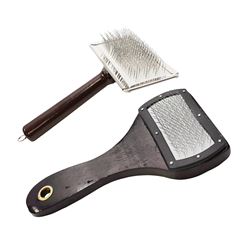 Aloe Care 06850 Slicker Brush, Stainless Steel 