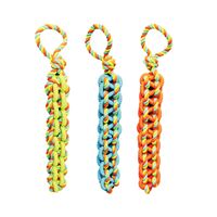 Chomper WB15530 Dog Toy, Braided Rope, Thermoplastic Rubber 