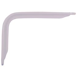 ProSource 25220PHL-PS Magnum Shelf Bracket, 90 lb/Pair, 8 in L, 5-1/2 in H, Steel, White, Pack of 20 