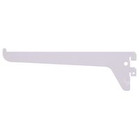 ProSource 25333PHL-PS Single and Utility Shelf Bracket, 62 lb/Pair, 8 in L, 2-1/2 in H, Steel, White, Pack of 30 