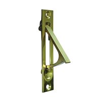 National Hardware N216-051 Door Edge Pull, 3/4 in W, Brass, Solid Brass, Pack of 2 