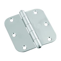 National Hardware N830-269 Door Hinge, Stainless Steel, Zinc, Non-Rising, Removable Pin, Full-Mortise Mounting, 55 lb 