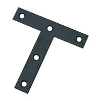 National Hardware 116BC Series N266-470 T-Plate, 4 in L, 3/4 in W, 0.07 in Thick, Steel 