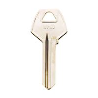 Hy-Ko 11010CO88 Key Blank, Brass, Nickel, For: Corbin Russwin Cabinet, House Locks and Padlocks, Pack of 10 
