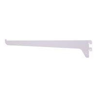 ProSource 25228PHL-PS Single and Utility Shelf Bracket, 90 lb/Pair, 12 in L, 2-1/2 in H, Steel, White, Pack of 30 
