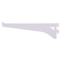 ProSource 25217PHL-PS Heavy-Duty and Single Track Shelf Bracket, 62 lb/Pair, 8 in L, 2-3/8 in H, Steel, White 