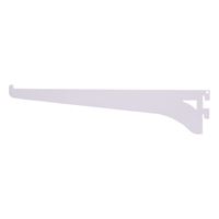 ProSource 25218PHL-PS Heavy-Duty and Single Track Shelf Bracket, 75 lb/Pair, 10 in L, 2-3/8 in H, Steel, White, Pack of 30 