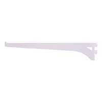 ProSource 25219PHL-PS Heavy-Duty and Single Track Shelf Bracket, 90 lb/Pair, 12 in L, 2-3/8 in H, Steel, White, Pack of 30 