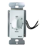 Woods 59717 Countdown Timer, 20 A, 125 V, 2500 W, 60 min Time Setting, 6 On/Off Cycles Per Day Cycle, White 