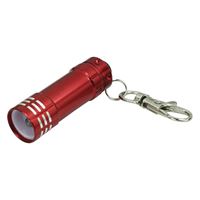 Vulcan 81-863 Key Chain, Snap Key Ring Ring, 1-3/4 in L Ring, Aluminum Case, Red 30 Pack 