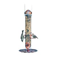 Perky-Pet 385-2 Wild Bird Feeder, 17 in H, Copper, 1.8 lb, Plastic, Clear, Antique Copper, Hanging/Pole Mounting 2 Pack