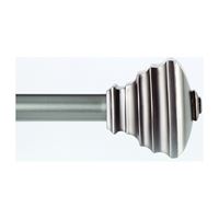 Kenney KN80207 Curtain Rod, 3/4 in Dia, 36 to 66 in L, Metal, Satin Nickel 
