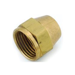 Anderson Metals 754014-08 Short Nut, 1/2 in, Flare, Brass, Pack of 5 