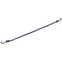ProSource FH92106-4 Stretch Cord, 17 mm Dia, 36 in L, Polypropylene, Blue, Hook End, Pack of 10 
