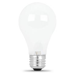 Feit Electric 40A/VS/RP-130 Light Bulb, 40 W, A19 Lamp, E26 Medium Lamp Base, 300 Lumens Lumens, 5000 hr Average Life 24 Pack 