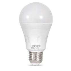 Feit Electric BPA19/G/LASER/LED LED Light Bulb, General Purpose, A19 Lamp, 40 W Equivalent, E26 Lamp Base, Green 4 Pack 