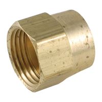 Anderson Metals 757482-1212 Hose Adapter, 3/4 x 3/4 in, FGH x FIP, Brass, For: Garden Hose 