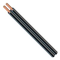 CCI 601266608 Lamp Cord, 2 -Conductor, Copper Conductor, PVC Insulation, 10 A, 300 V