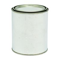 Valspar 27318 Empty Paint Can, 1 qt Capacity, Metal, Silver 