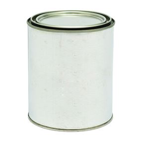 Valspar 27318 Empty Paint Can, 1 qt Capacity, Metal, Silver